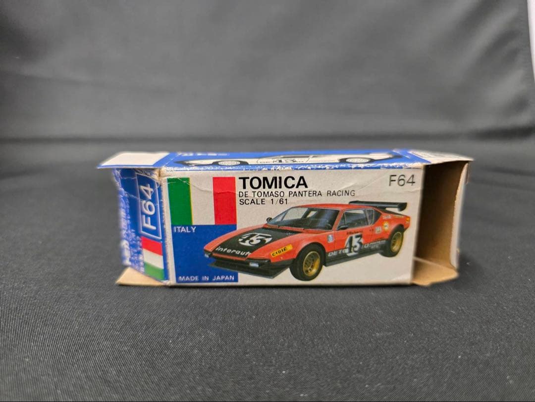 トミカ青箱F64デ・トマソパンテーラレーシング(日本製)