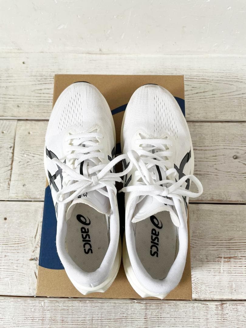 ASICS マジックスピード 4 ワイド 26.5cm ホワイト/ブラック