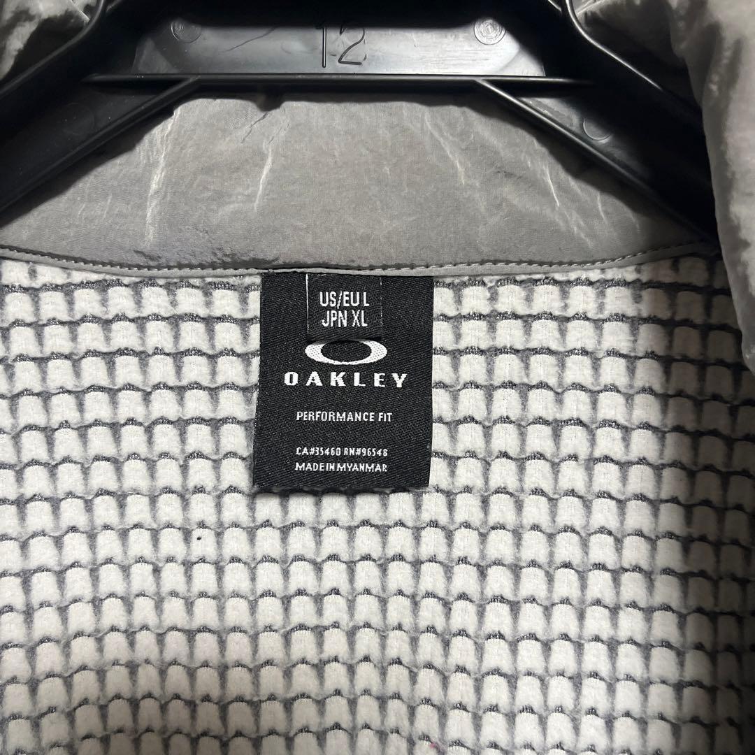Oakley オークリー グレー キルティング ダウン ジャケット