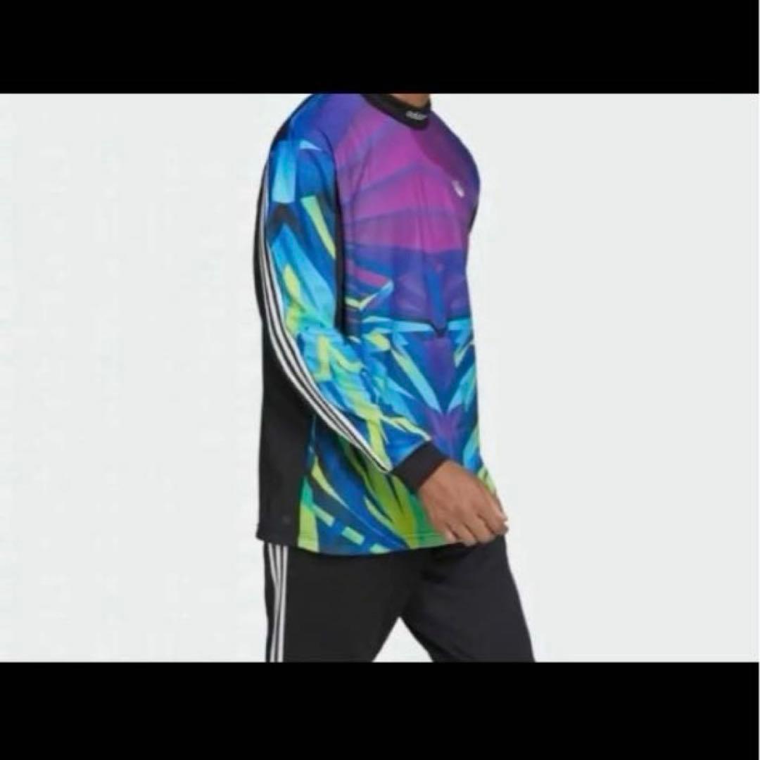 【新品】adidasカラフル✨スポーツロンT ジャージー Ｔシャツメンズ 長袖