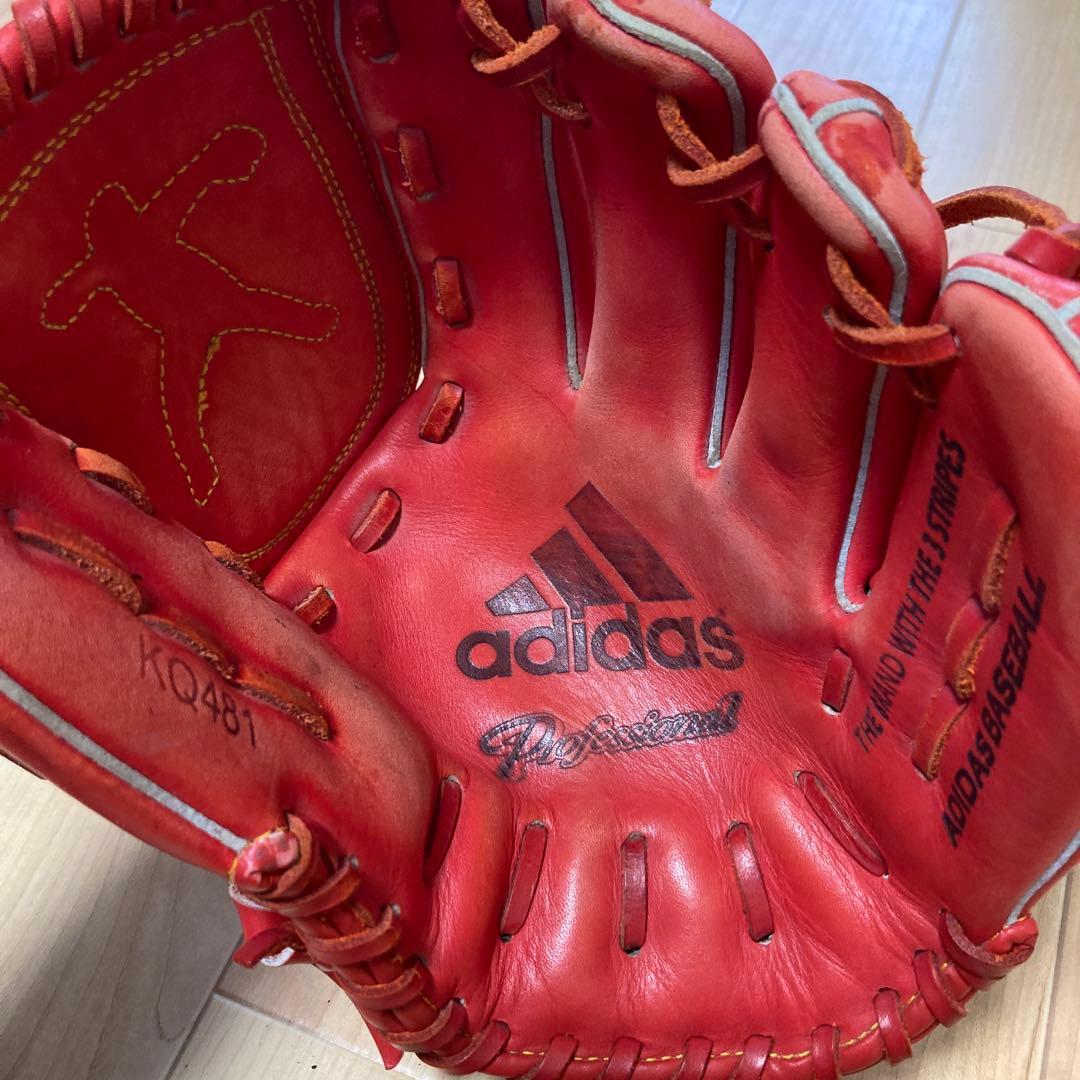 adidas プロフェッショナル　投手用　廃盤レア