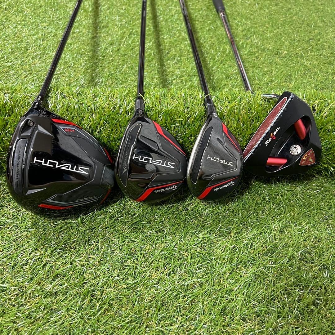 テーラーメイド　ステルス バーナー　メンズゴルフ 12本セット　右　フレックスS