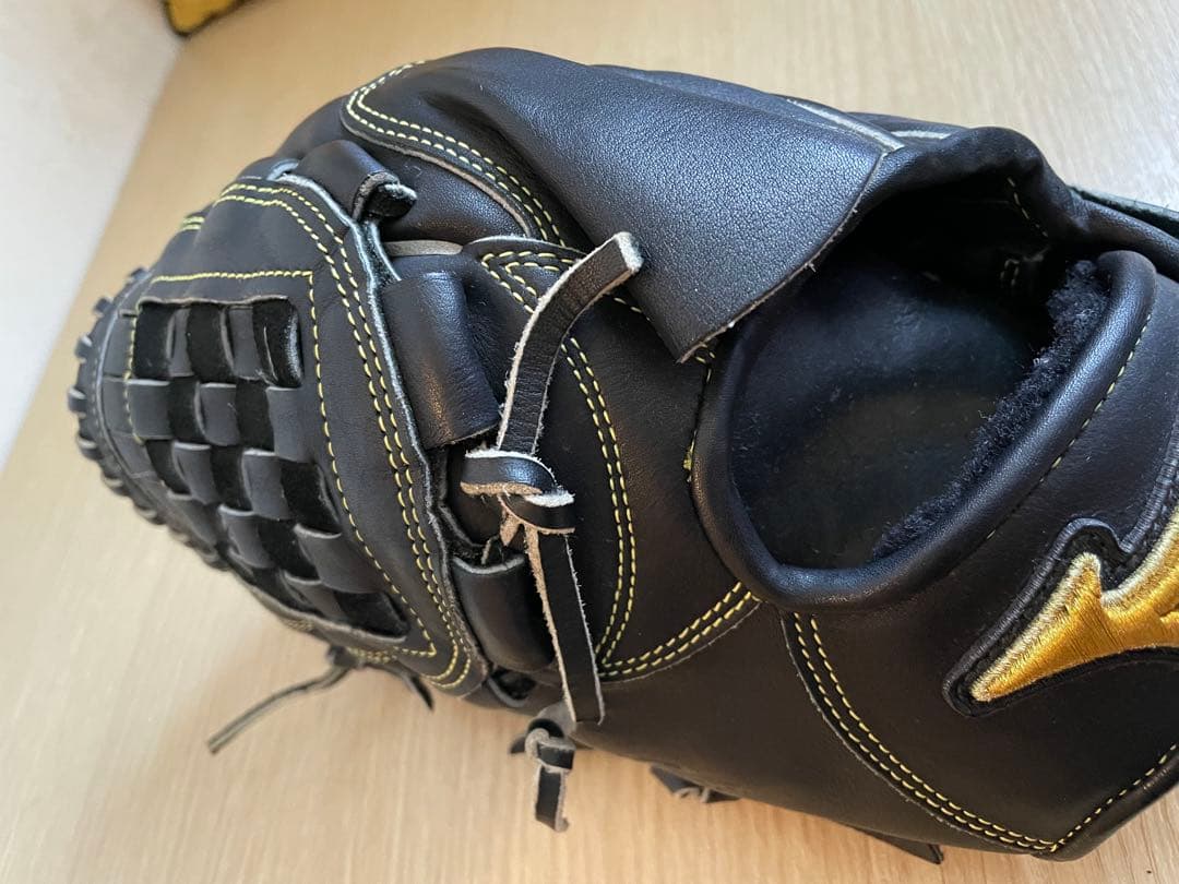 再お値下げMizunoPro硬式グローブ 左投げ用黒