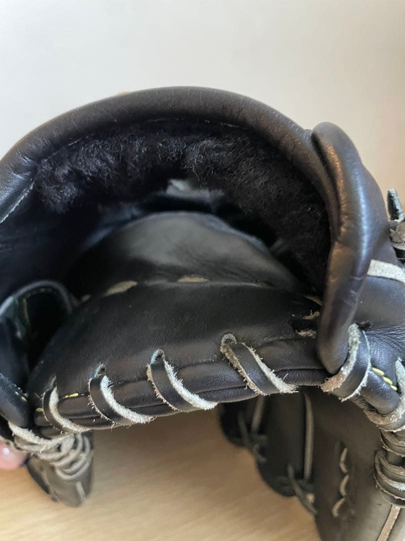 再お値下げMizunoPro硬式グローブ 左投げ用黒