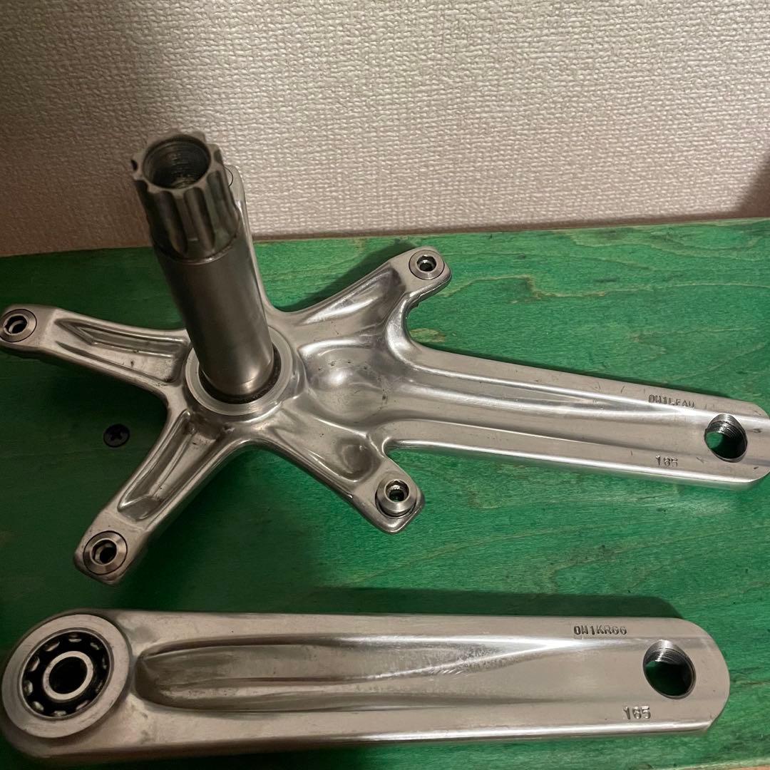 sram omnium 165mm シルバー　トラッククランク