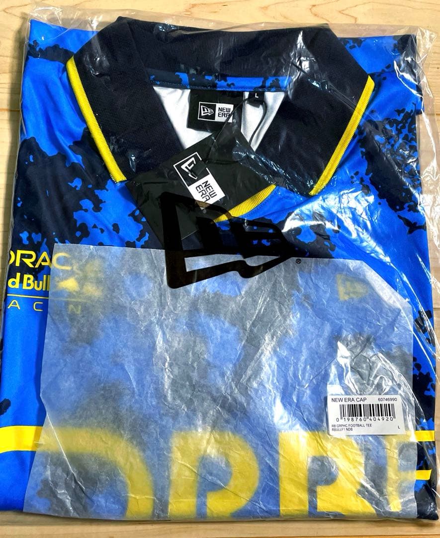 ニューエラ レッドブル　Red Bull Racing Soccer シャツ青