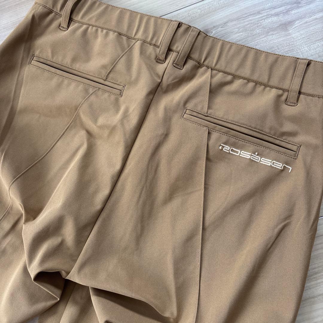 新品　ロサーセン　メンズ　ストレッチゴルフパンツ ベージュ　定価16500円79