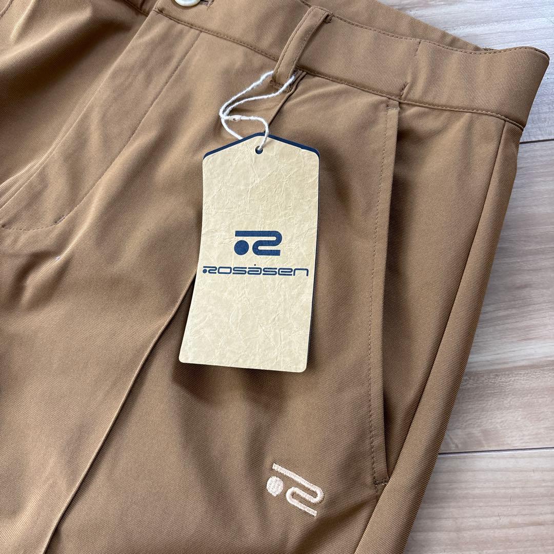 新品　ロサーセン　メンズ　ストレッチゴルフパンツ ベージュ　定価16500円79