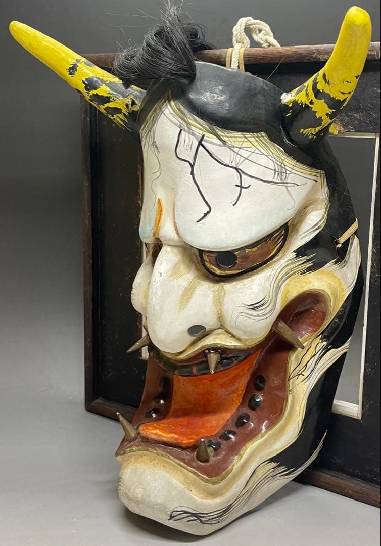 石見神楽面　石見神楽　石州和紙　魔除け　縁起物　家内安全　商売繁盛　s6103