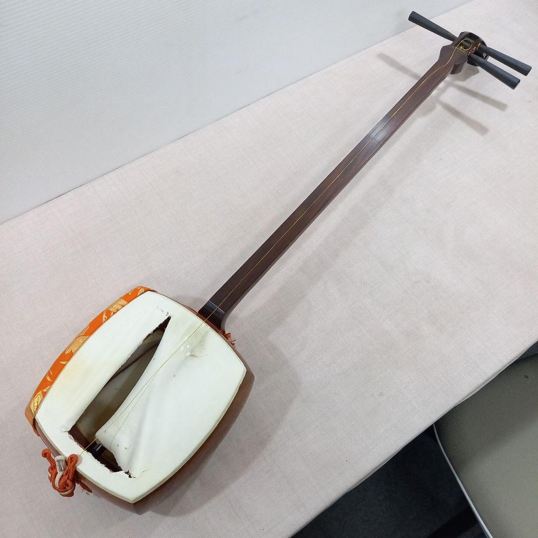 三味線 全長約98cm ハードケース付き 現状渡し