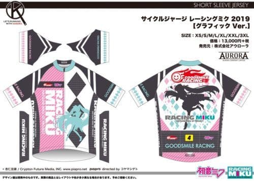 レーシングミク 2019 グラフィック Ver.サイクルジャージ