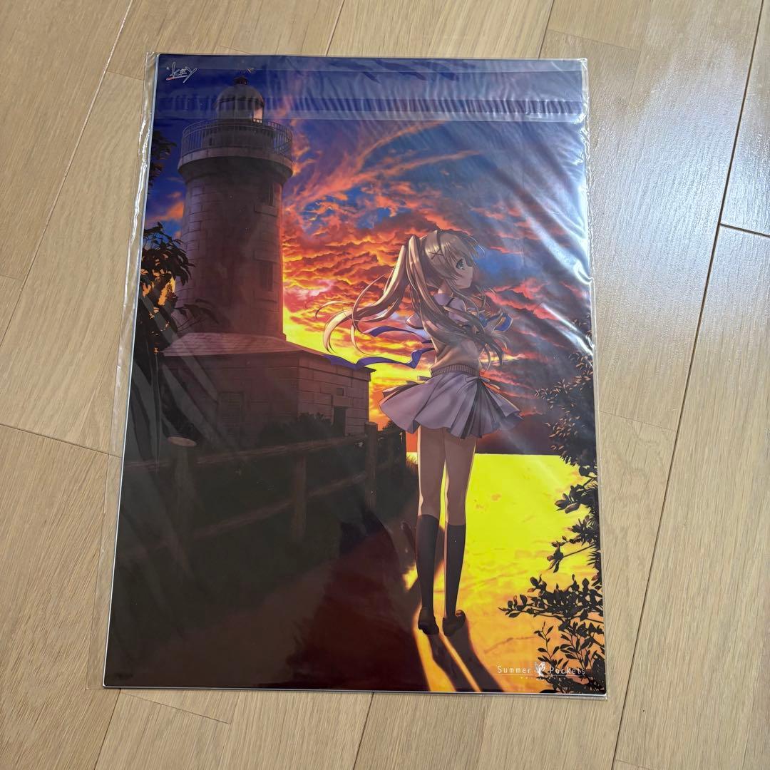 Summer Pocket key A3アクリルポスター コミケ セット