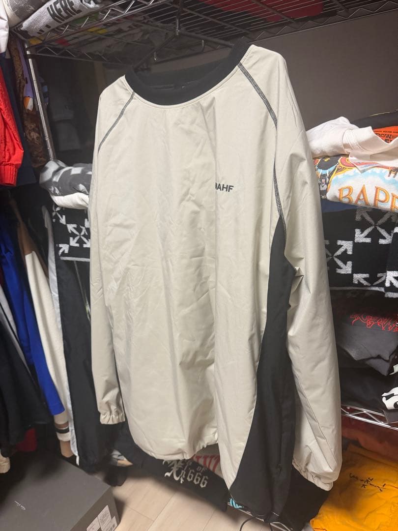 MAHE SUPPLY XL 長袖ウェア ベージュ/ブラック