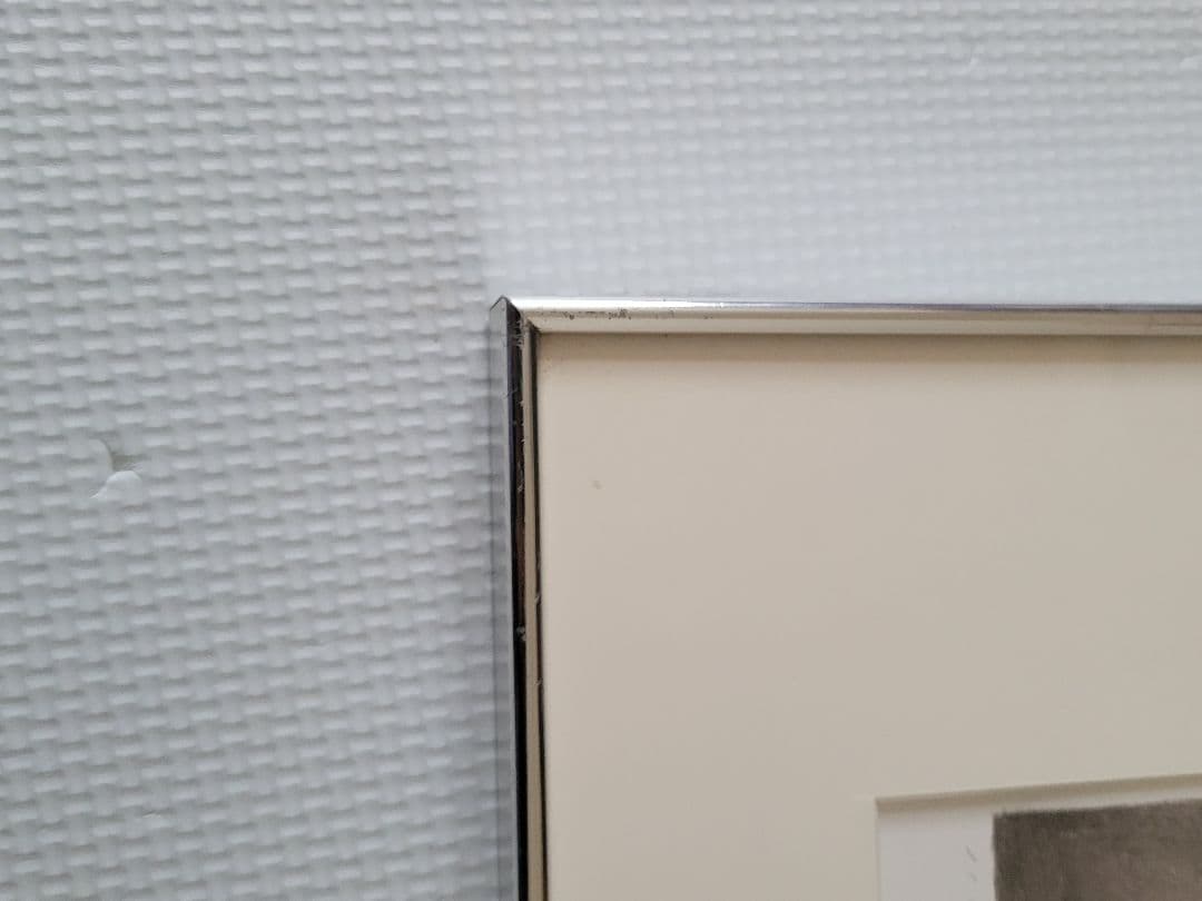 小川以久男 リトグラフ 人物画 裸婦 額装 アート作品 レンタル使用歴あり