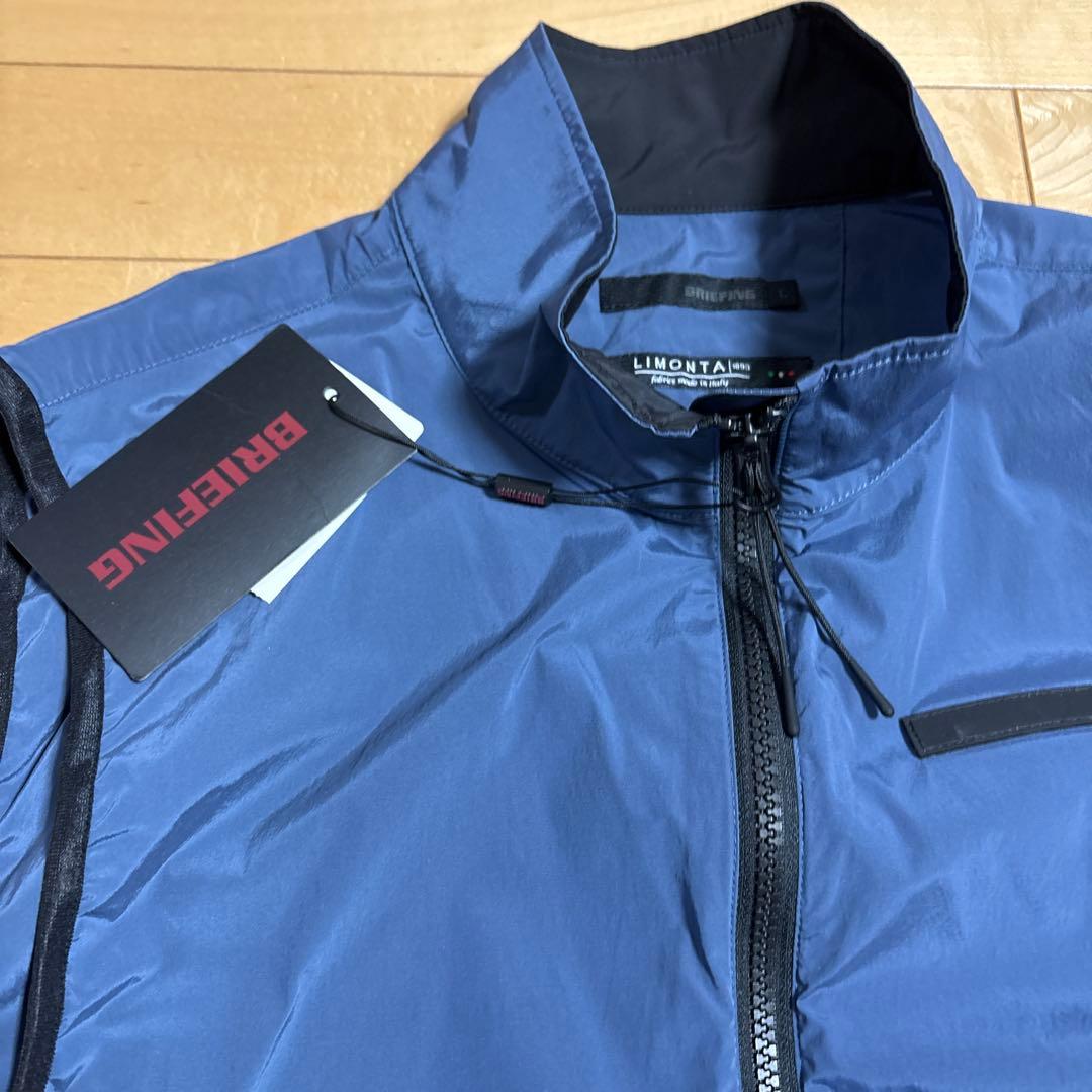 未使用　ブリーフィング　 ネイビー ベスト　L