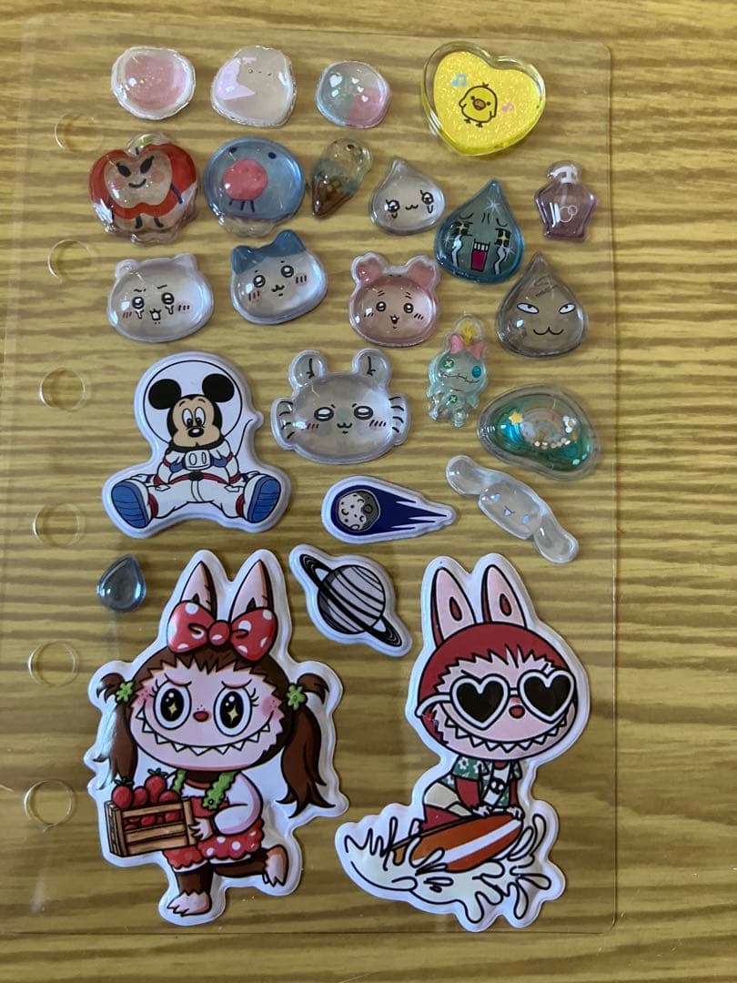 シール帳完成品　ボンボンドロップシール　ウォーターシール　おはじきシール