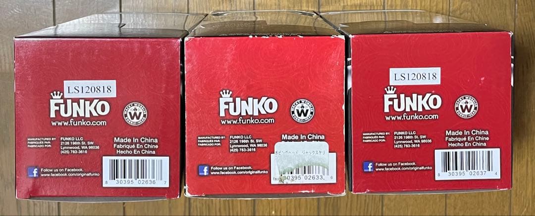 funko ナイトメア・ビフォア・クリスマス ボブルヘッド　ジャック他2体