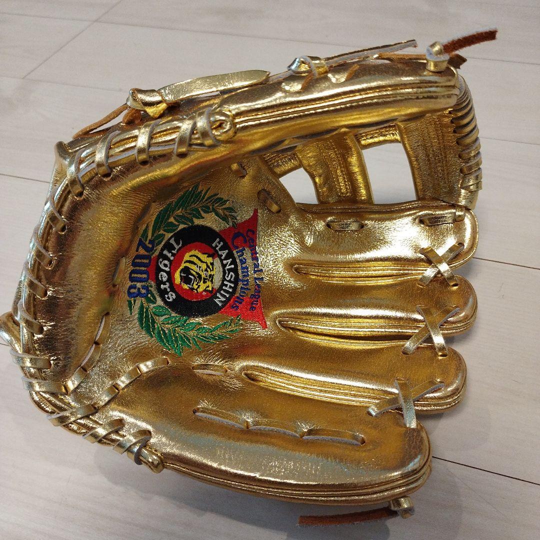 【新品未使用】阪神タイガース　2003年優勝記念ゴールデングローブ