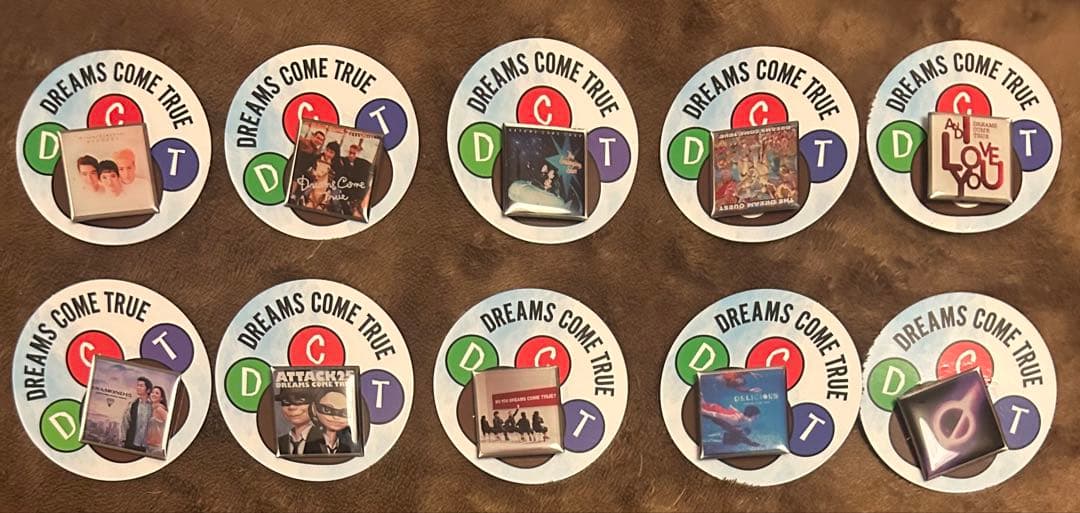 vol.1 DREAMS COME TRUE ピンズカプセル 9種セット