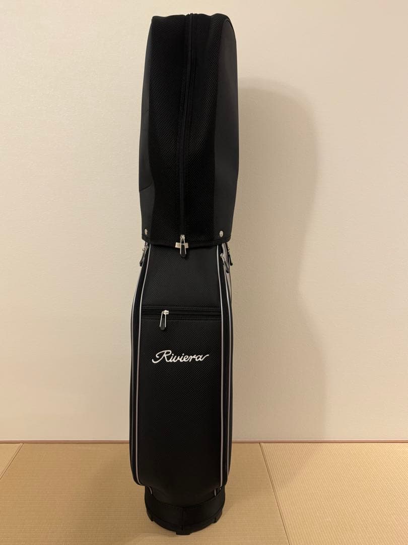 リビエラRiviera ブラックシルバー キャディバッグ RCB-2401