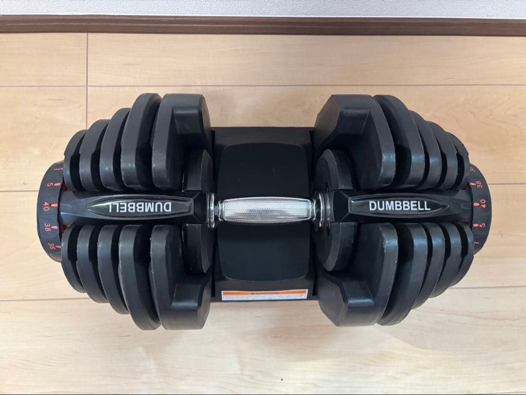 DUMBBELL 可変式ダンベル 40kg 筋トレ dumbbell ①