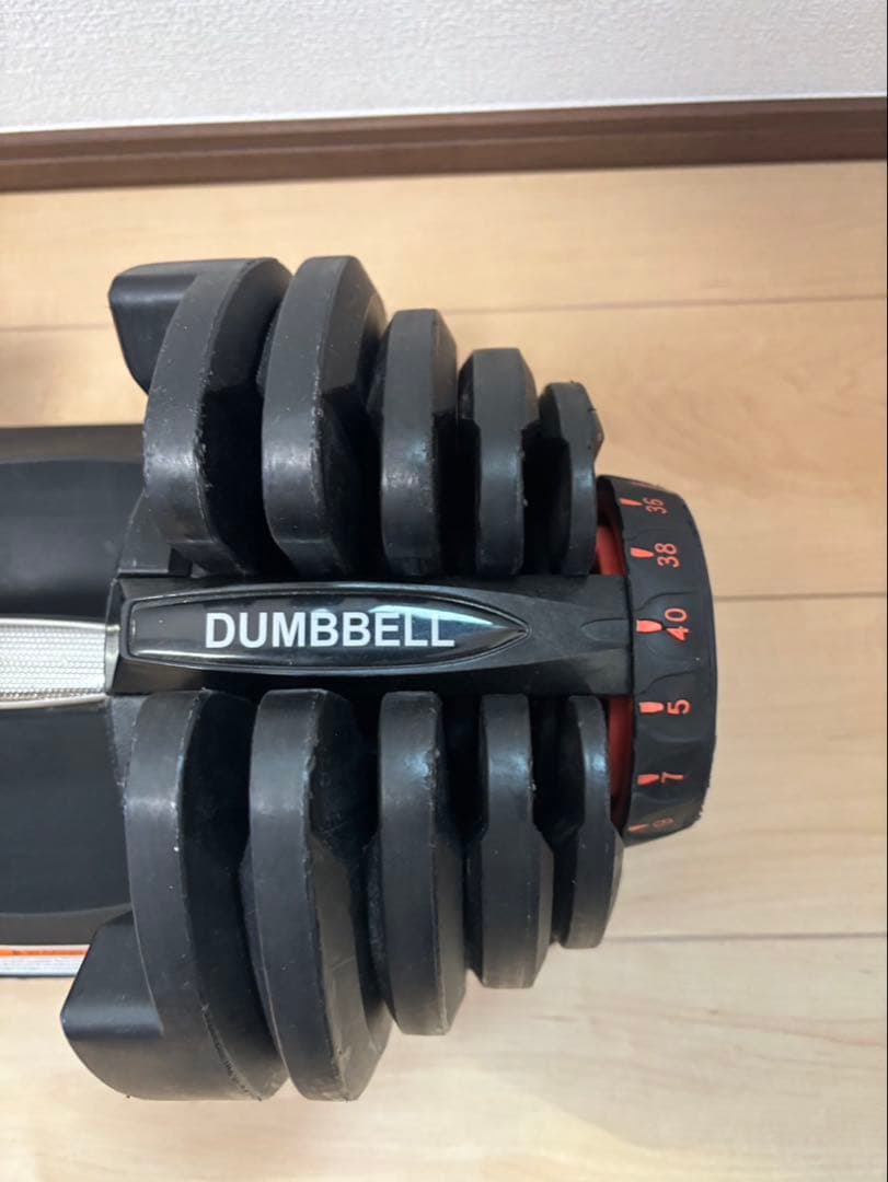 DUMBBELL 可変式ダンベル 40kg 筋トレ dumbbell ①