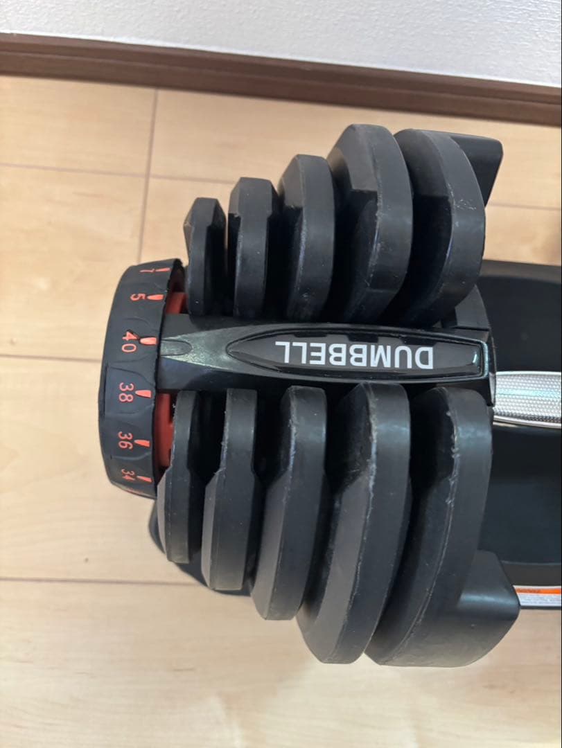 DUMBBELL 可変式ダンベル 40kg 筋トレ dumbbell ①
