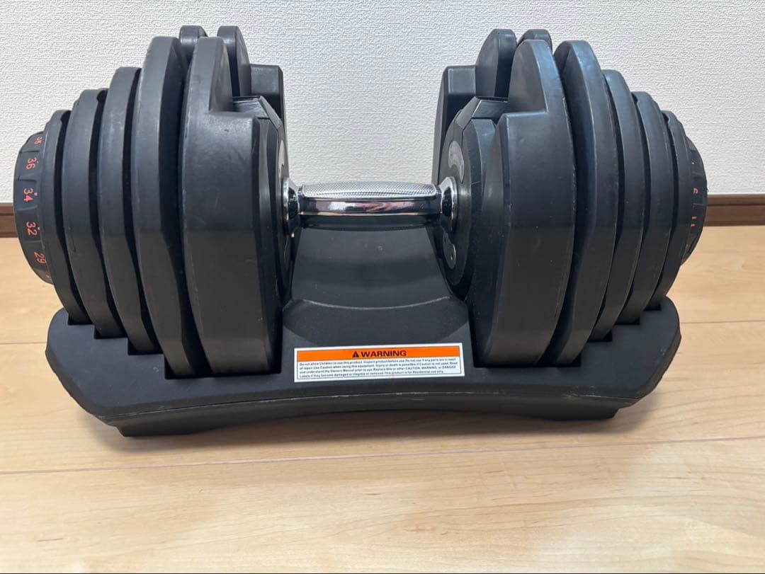 DUMBBELL 可変式ダンベル 40kg 筋トレ dumbbell ①
