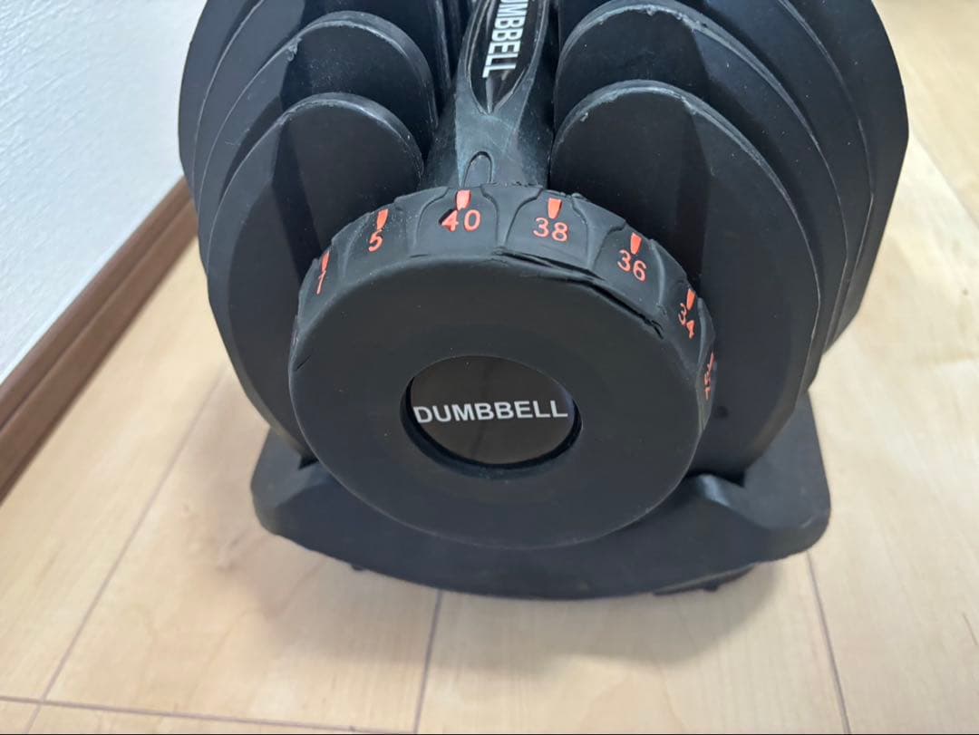 DUMBBELL 可変式ダンベル 40kg 筋トレ dumbbell ①