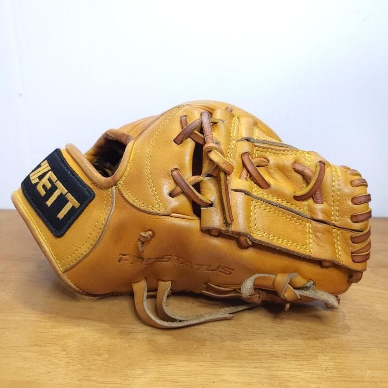 ZETT ゼット 日本製 プロステイタス RNT 旧ラベル 内野用 軟式グローブ
