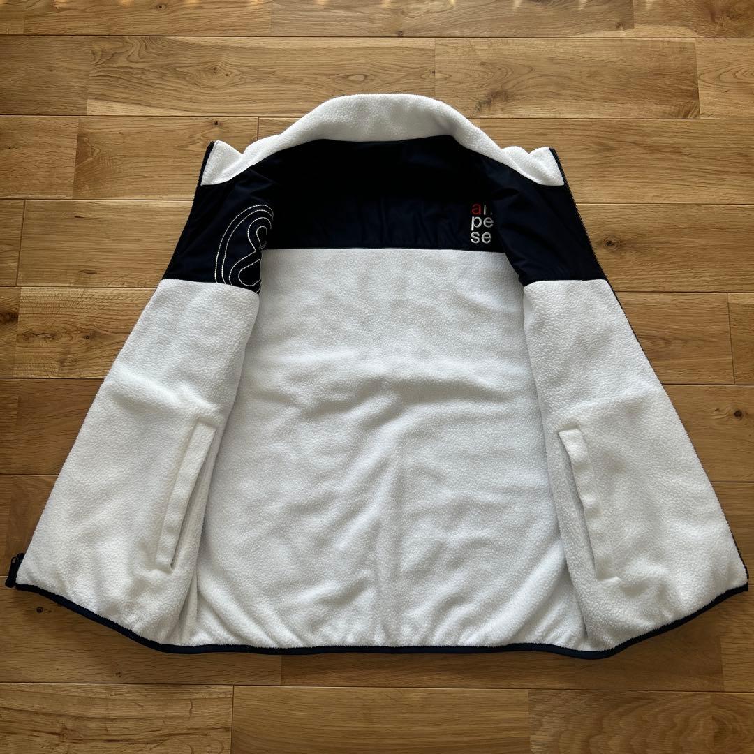 and per se ネイビー ホワイトベストリバーシブル