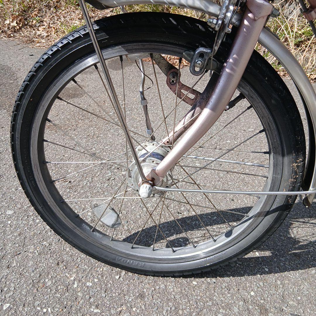 BRIDGESTONE　アルミフレーム　 20インチ　リアかご付き　即乗れます