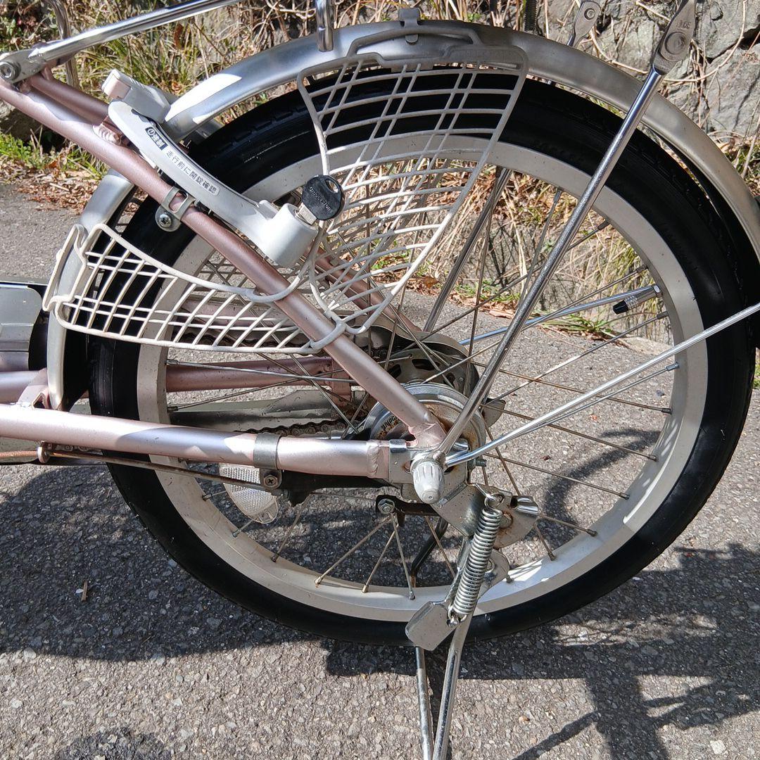 BRIDGESTONE　アルミフレーム　 20インチ　リアかご付き　即乗れます