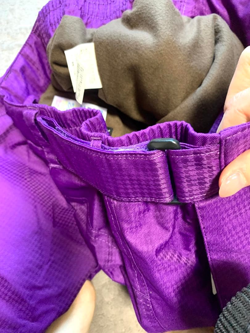 ESTIVOエスティボ スキースノボ ウェア パープル ボトムス パンツ 美品②