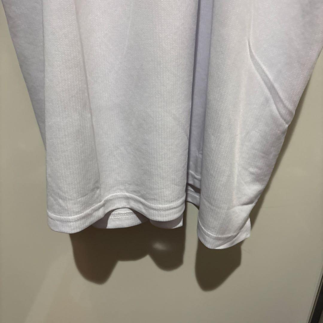 タングラム　tangram ホワイトポロシャツ　XL