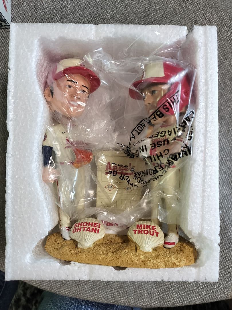 エンジェルス　大谷・トラウト　フィギュア　新品・未使用品　おまけ