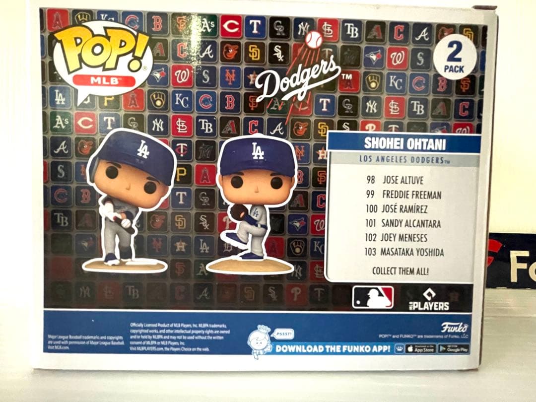 大谷翔平 Funko Pop 2パック プリントサイン入りカード付き