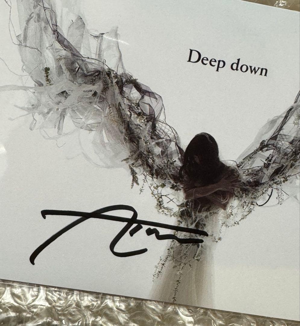 Aimer Deep down 直筆サイン ポストカード