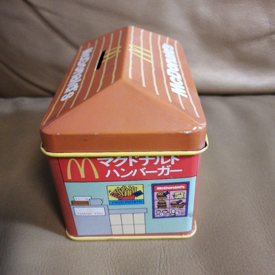ブリキ貯金箱　マクドナルド　マック　ブリキ缶