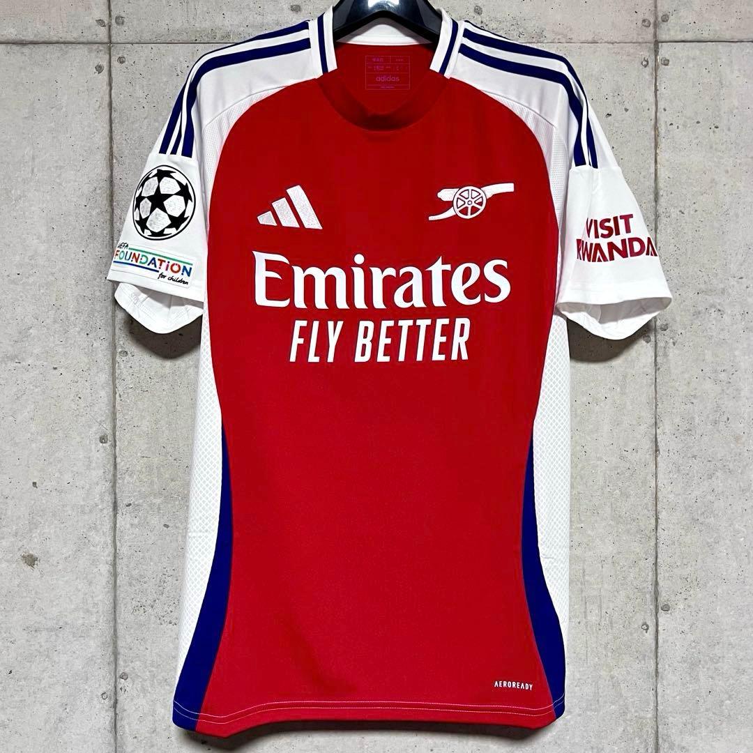 【極美品！】24/25アーセナルFC ♯33 カラフィオーリ【Lサイズ】CL仕様