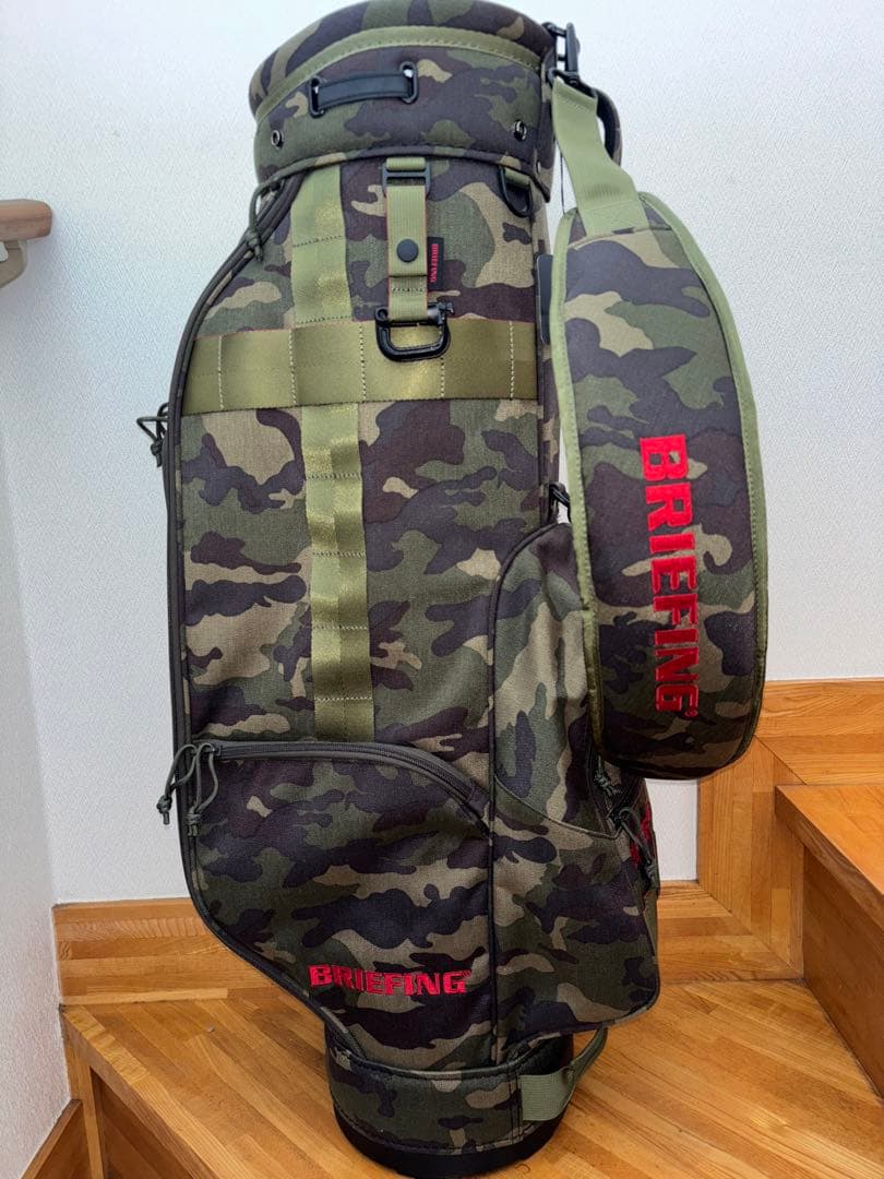 新品　BRIEFING 迷彩 キャディバッグ