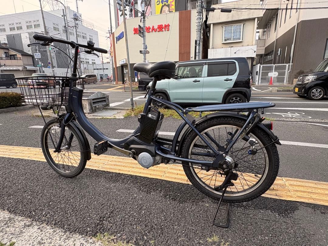 001中古 Panasonic電動アシスト自転車　8Ah 大阪