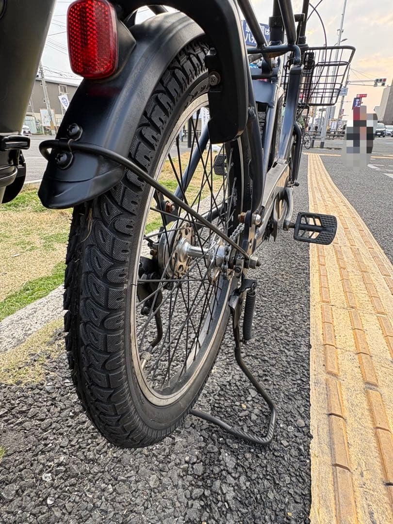 001中古 Panasonic電動アシスト自転車　8Ah 大阪