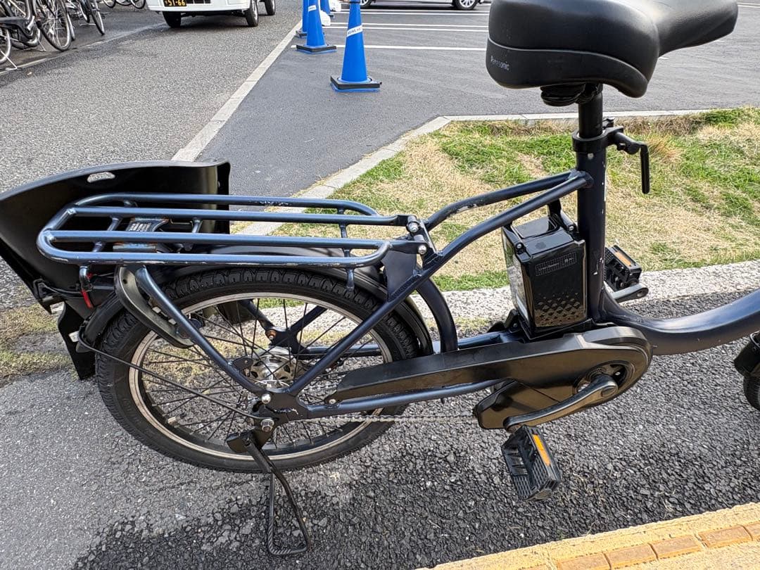 001中古 Panasonic電動アシスト自転車　8Ah 大阪