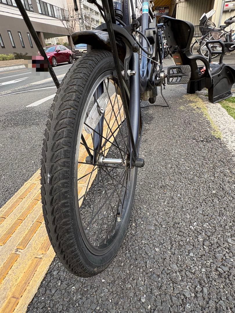 001中古 Panasonic電動アシスト自転車　8Ah 大阪