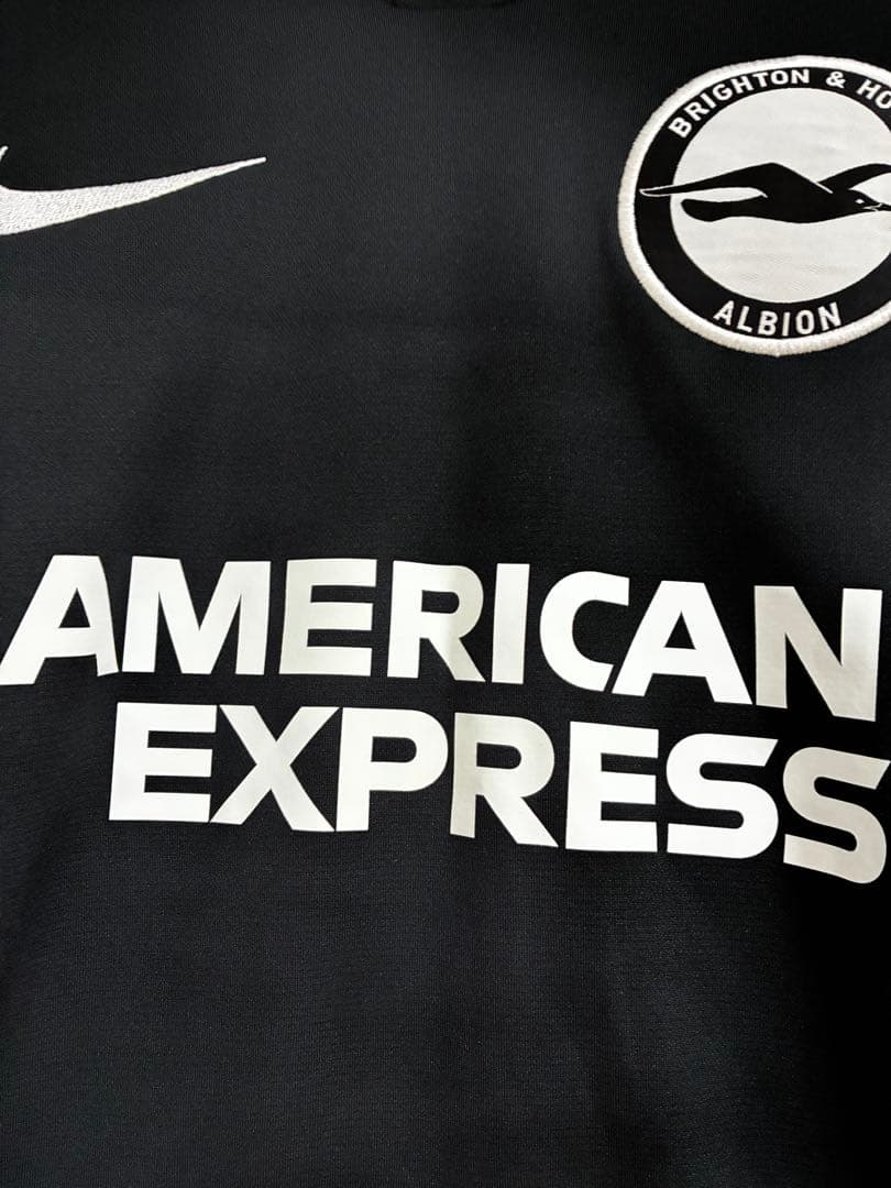 ブライトン NIKE ユニフォーム 黒 AMERICAN EXPRESS