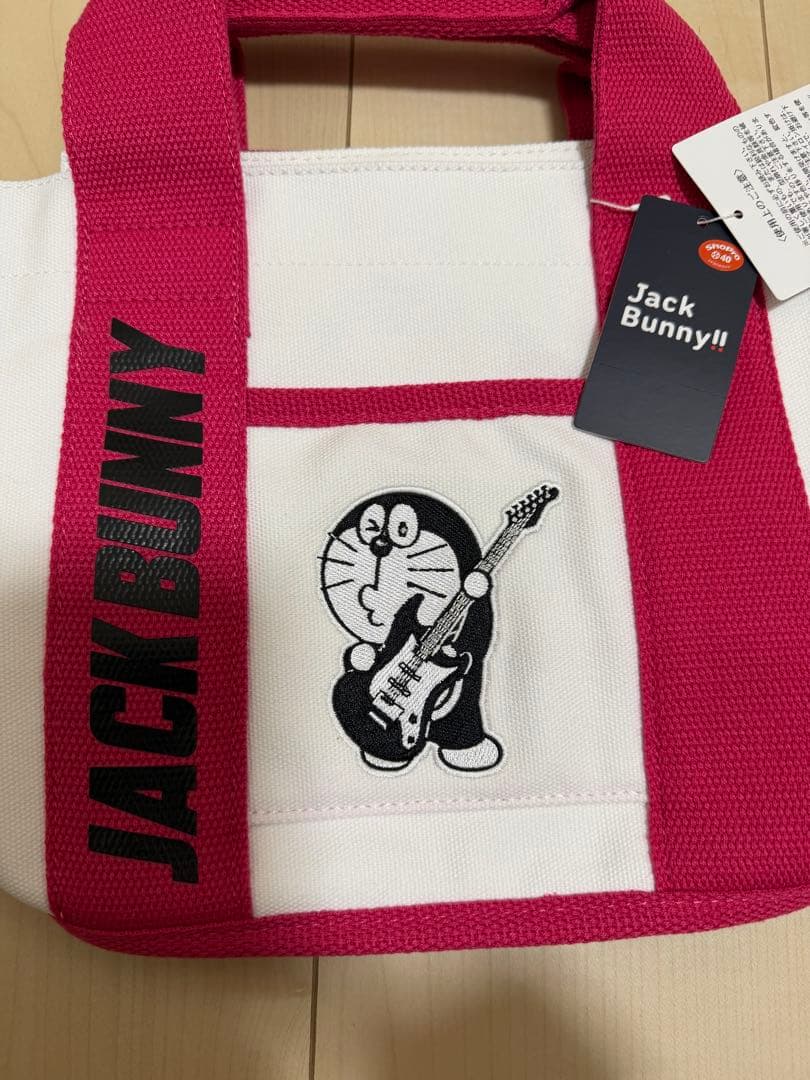 【新品タグ付き】Jack Bunny!!×ドラえもんコラボ カートバッグピンク