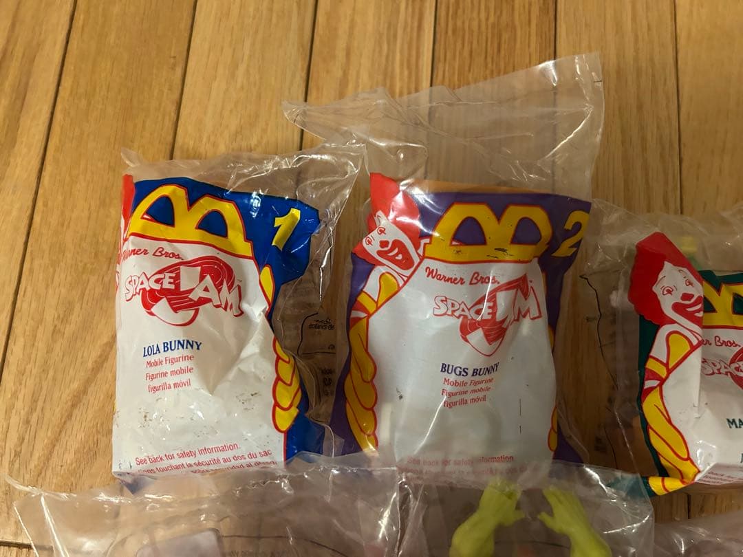 マクドナルド　ミールトイ　スペースジャム　新品　コンプリート