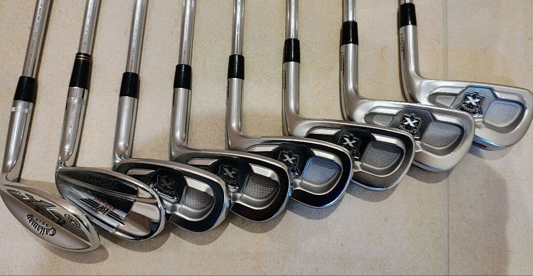 X FORGED 2009 6本,ミルキークロム 56MD-15,VOKEY52