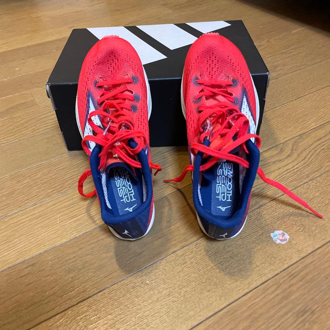 Mizuno スパイクシューズ レッド/クロノディストネオ23.5㎝
